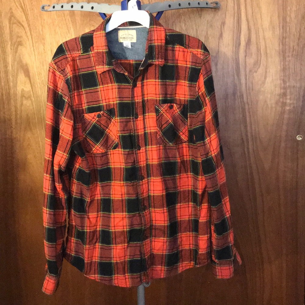 Men’s flannel.